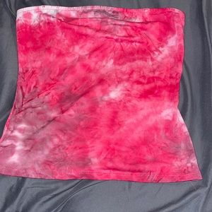 Medium Rue 21 Pink Tie Dye tube top